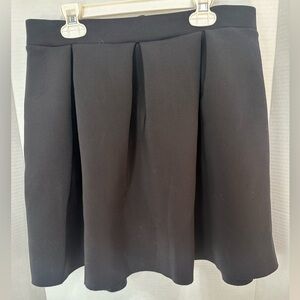 Charlotte Russe Elegant Black Skater Skirt